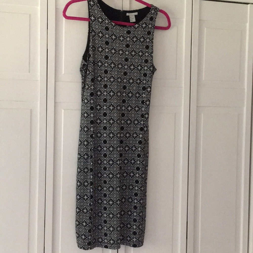 H&M Dress, Black and white